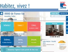 Tablet Screenshot of immodefrance-var.com